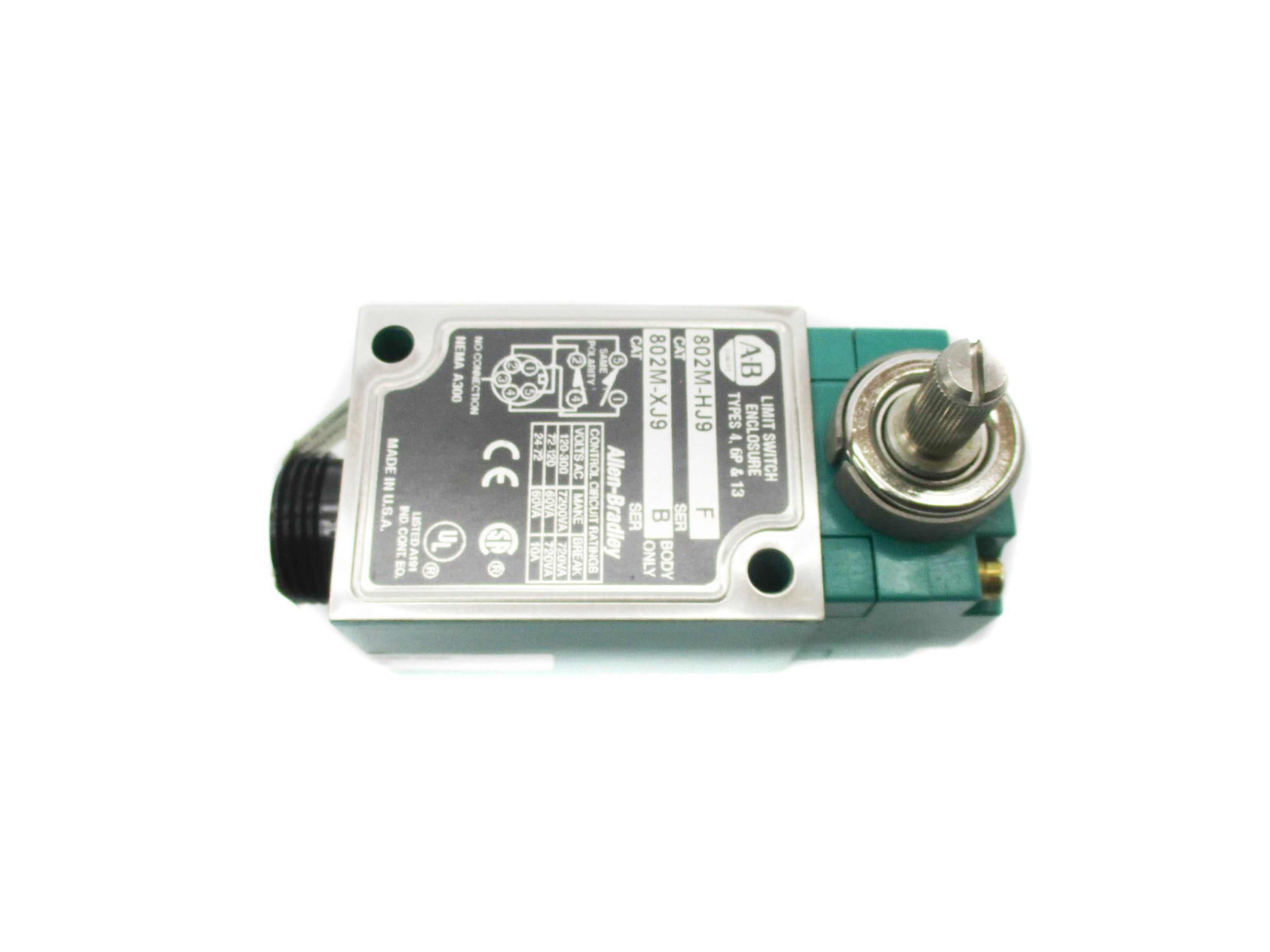 ALLEN BRADLEY 802M-HJ9 SER. F (WH) NSMP