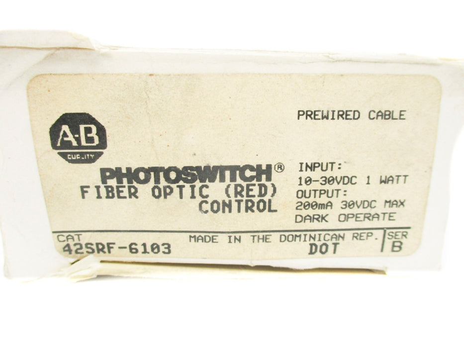 ALLEN BRADLEY 42SRF-6103 SER. B (BK/YL) NSMP