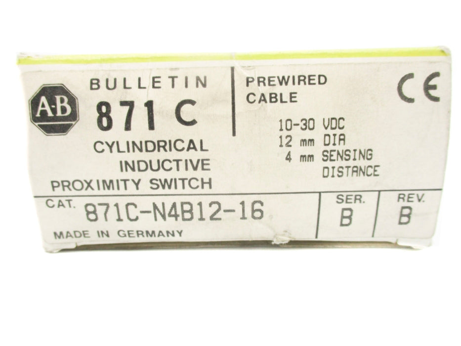 INDUSTRIAL SPARE PART 871C-N4B12-16 SER. B (BK/YL) NSMP