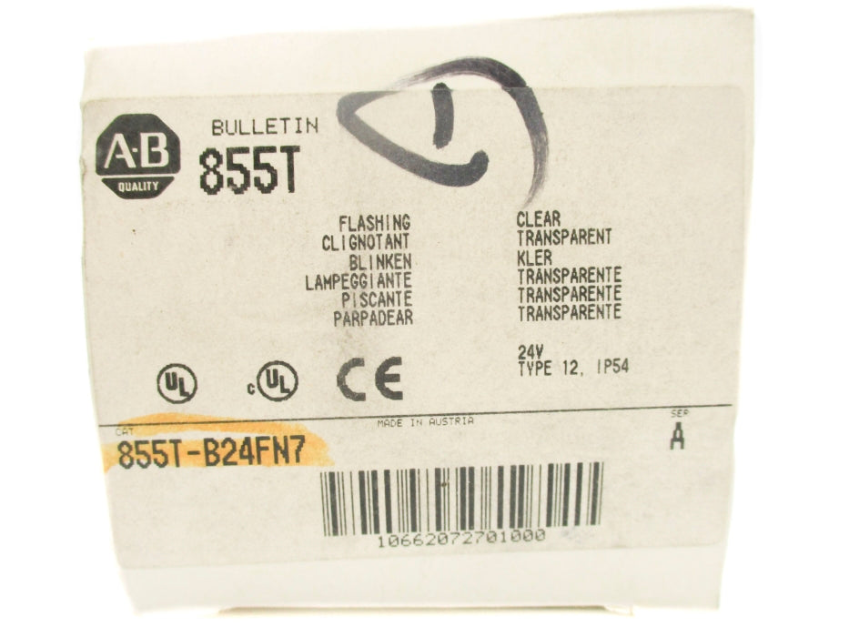 INDUSTRIAL SPARE PART 855T-B24FN7 SER. A (WH) NSMP