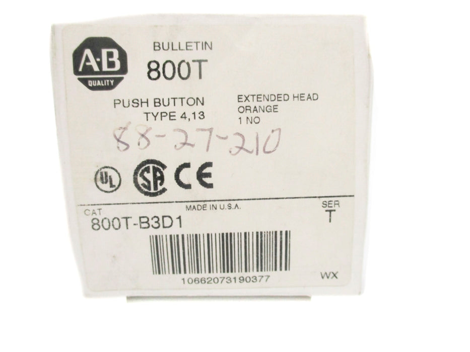 INDUSTRIAL SPARE PART 800T-B3D1 SER. T (WH) NSMP