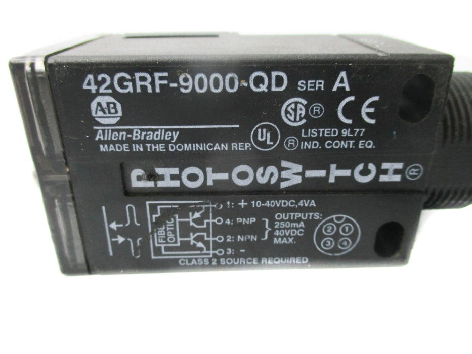 ALLEN BRADLEY 42GRF-9000-QD SER. A 10-40VDC NSNP