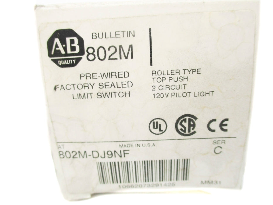 INDUSTRIAL SPARE PART 802M-DJ9NF SER. C (WH) NSMP
