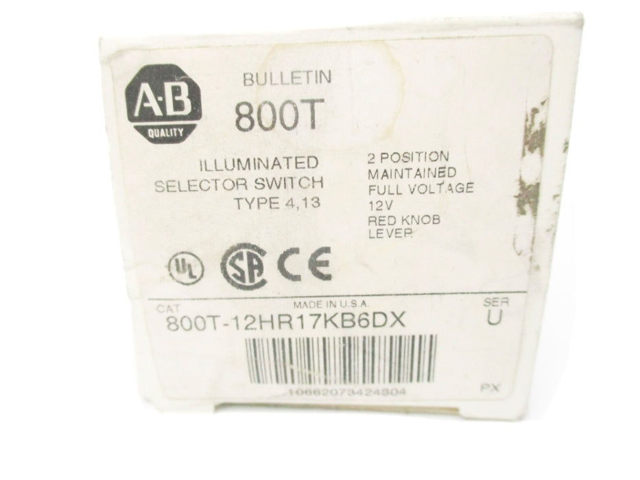 INDUSTRIAL SPARE PART 800T-12HR17KB6DX SER. U (WH) NSMP