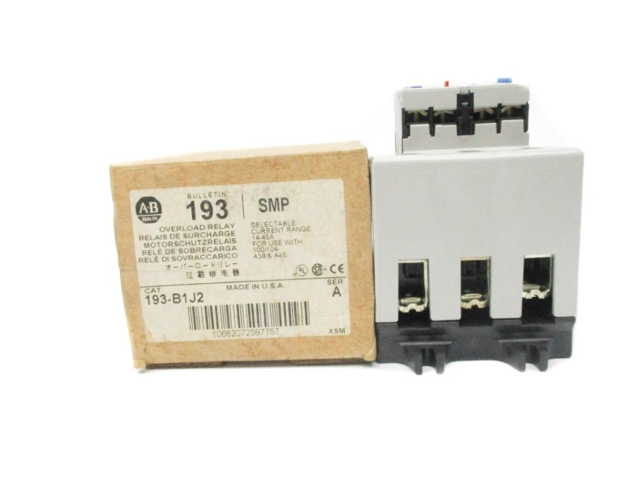 ALLEN BRADLEY 193-B1J2 SER. A 690V 14-45A (BR/WH) NSMP