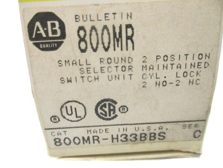 INDUSTRIAL SPARE PART 800MR-H33BBS SER. C (BK/YL) NSMP