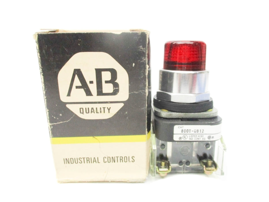 ALLEN BRADLEY 800T-QB12R SER. T (BK/YL) NSMP