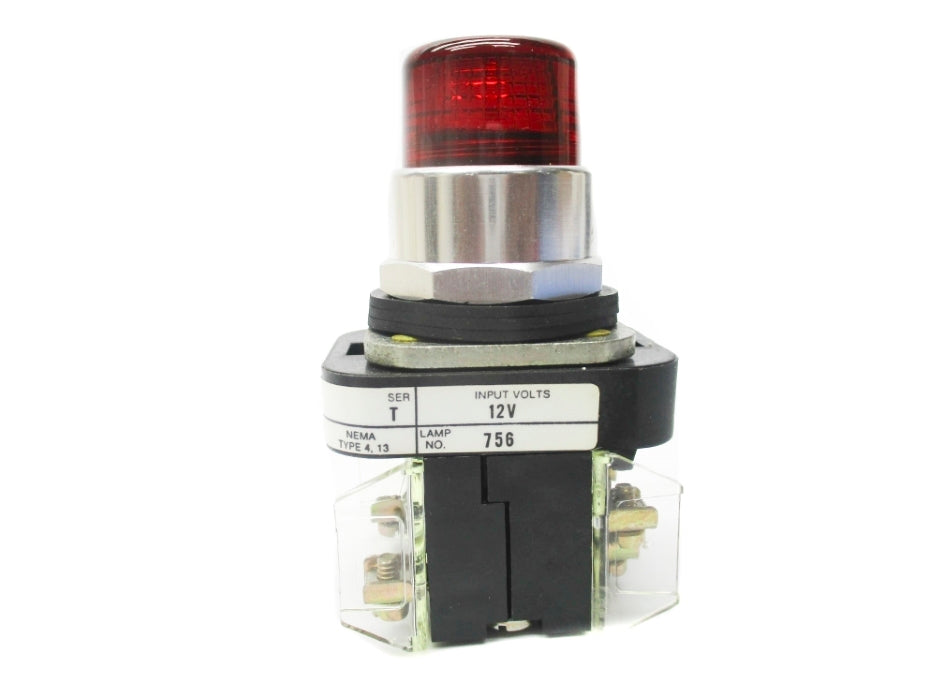 ALLEN BRADLEY 800T-QB12R SER. T (BK/YL) NSMP