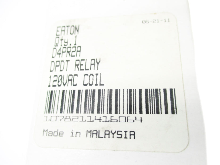 EATON D4PR2A 120VAC 5A NSMP