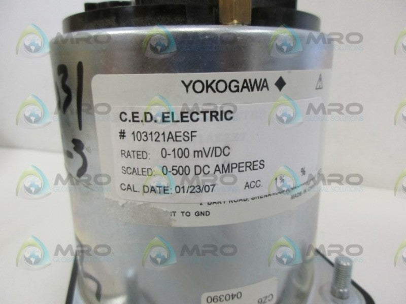 YOKOGAWG 103121AESF 0-500 PANEL METER NSNP