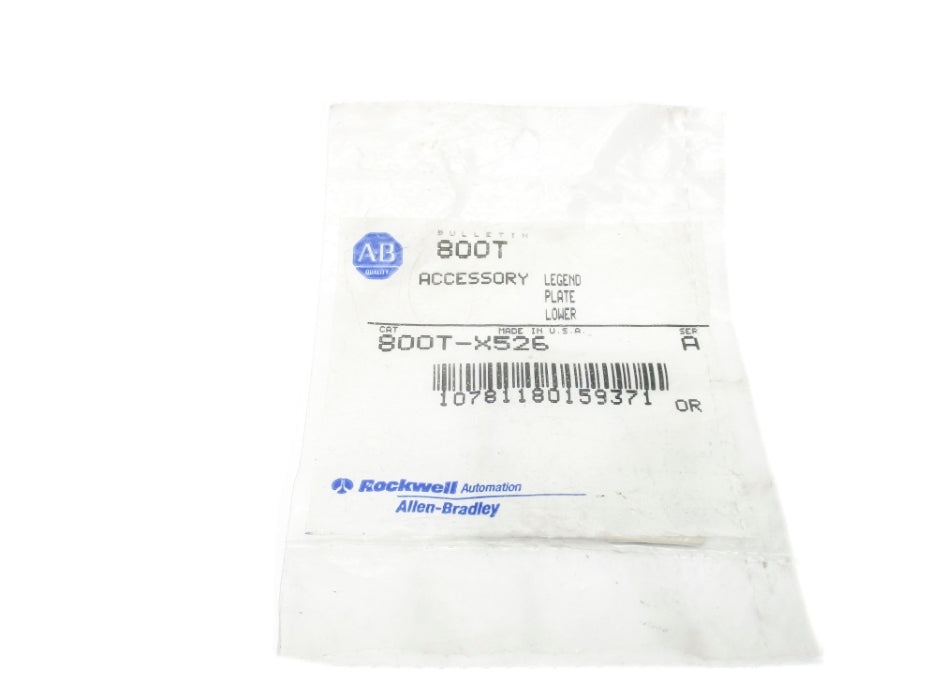 INDUSTRIAL SPARE PART 800T-X526 SER. A NSMP