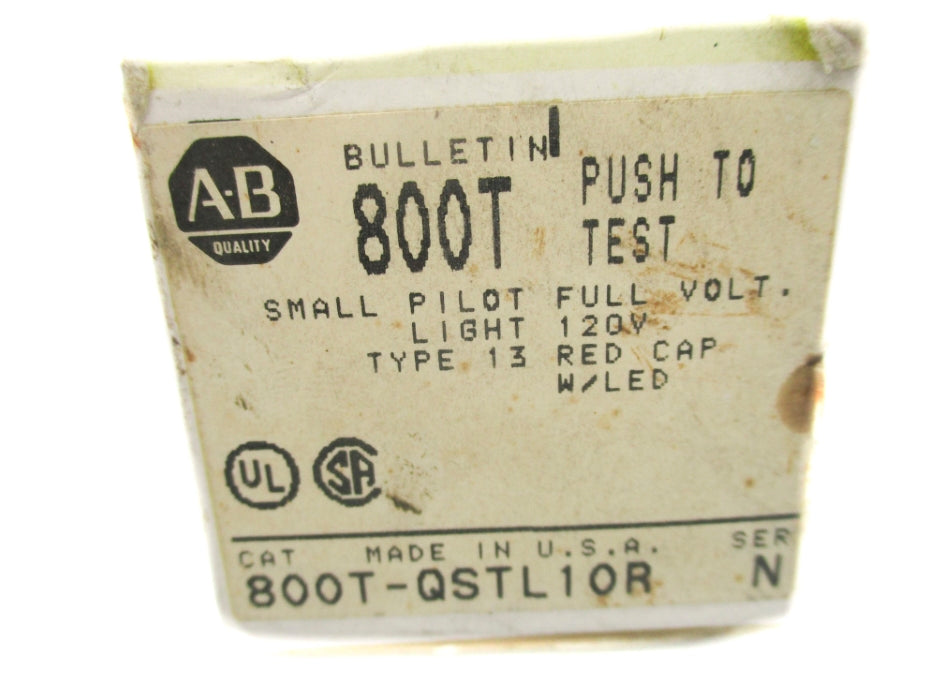 INDUSTRIAL SPARE PART 800T-QSTL10R SER. N (BK/YL) NSMP