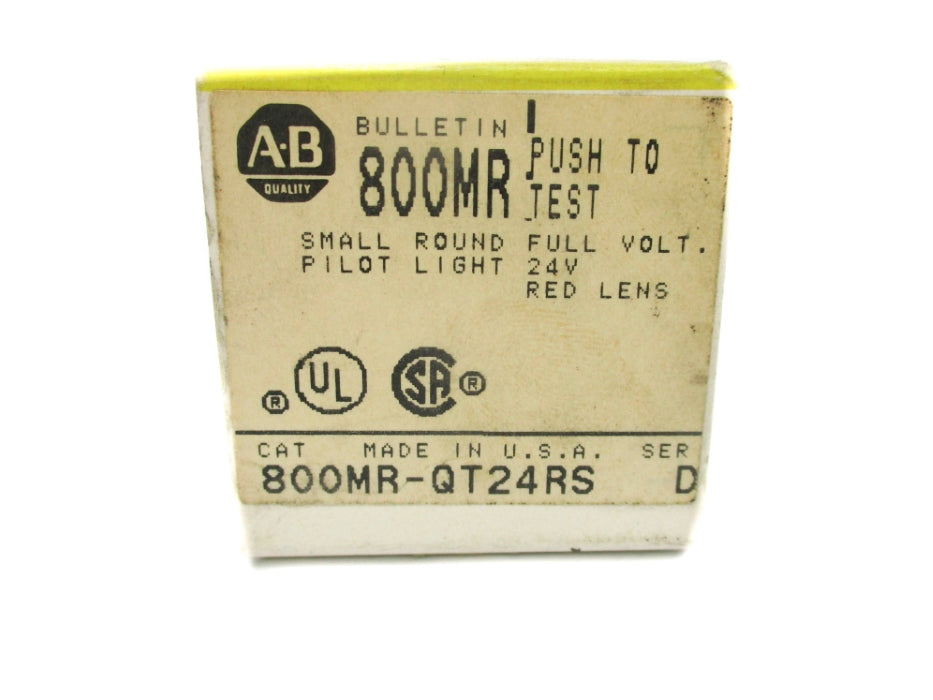 INDUSTRIAL SPARE PART 800MR-QT24RS SER. D 24VAC/DC (BK/YL) NSMP