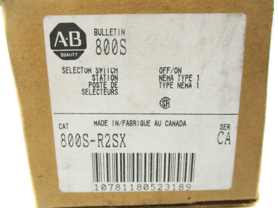 INDUSTRIAL SPARE PART 800S-R2SX SER. CA (BR/WH) NSMP