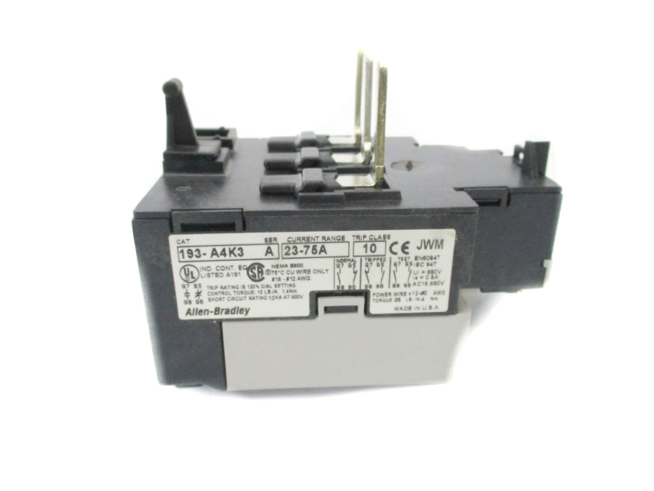 INDUSTRIAL SPARE PART 193-A4K3 SER. A 690V 23-75A (BR/WH) NSMP