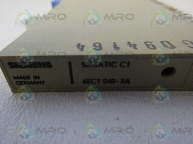 SIEMENS 6EC 1040-3A POTTED BLOCK NSMP