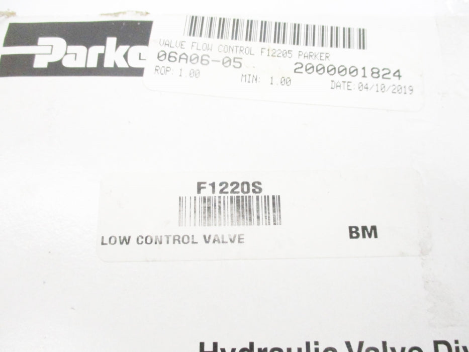 PARKER F1220S 3000PSI NSMP