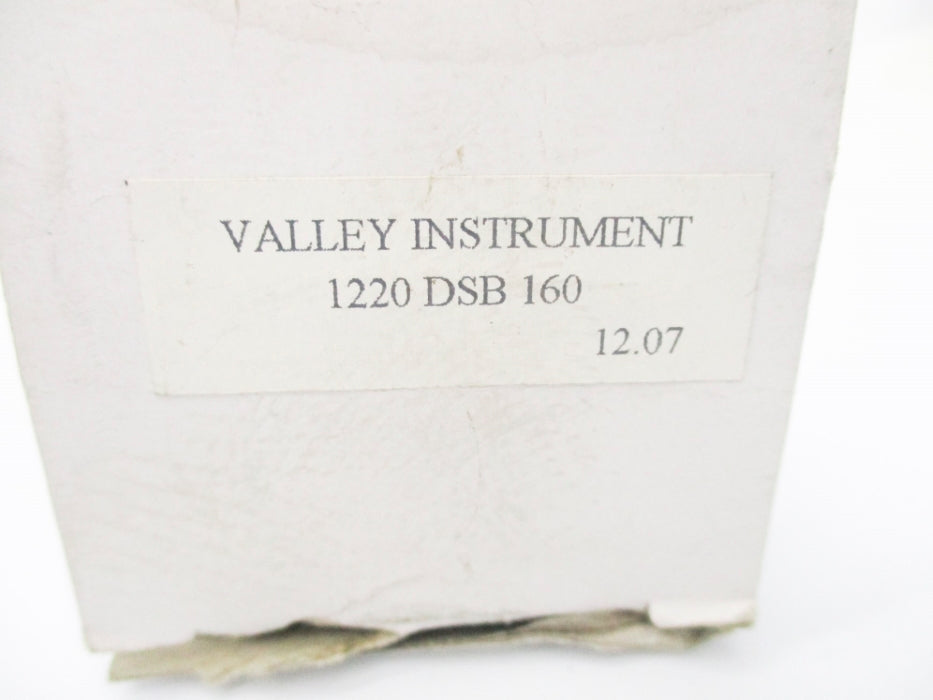 VALLEY INSYRUMENTS 1220DSB160 0-160PSI NSMP
