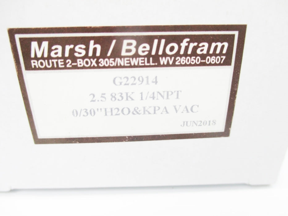 MARSH BELLOFRAM G22914 0-30PSI NSMP