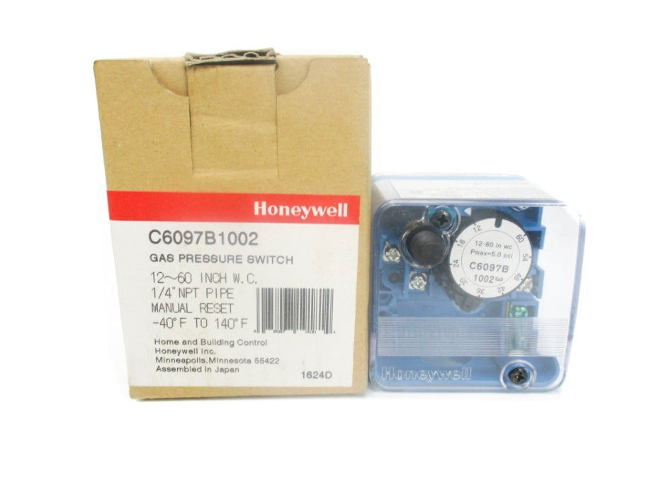 HONEYWELL C6097B1002 120-240VAC 5.0A 12-60INWC NSMP