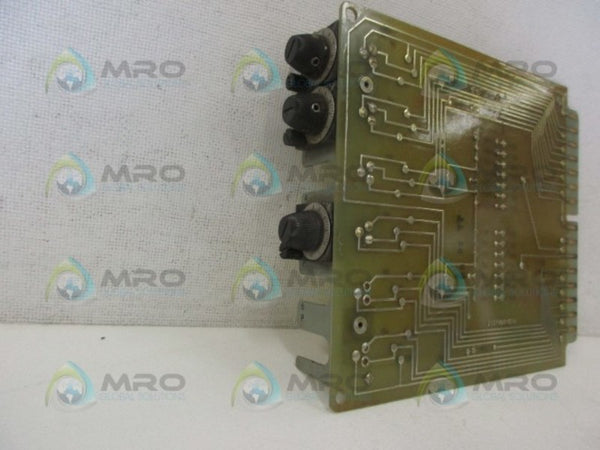 WESTINGHOUSE 233P769H01A CONTROL BOARD 6 CHANNEL POTENTIOMETER UNMP