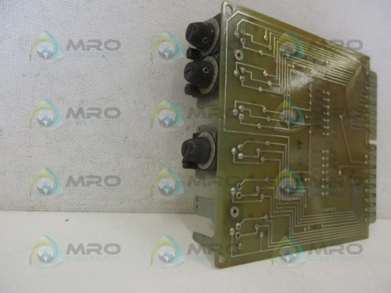 WESTINGHOUSE 233P769H01A CONTROL BOARD 6 CHANNEL POTENTIOMETER UNMP