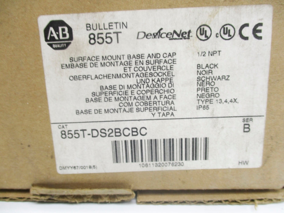 INDUSTRIAL SPARE PART 855T-DS2BCBC SER. B (BR/WH) NSMP