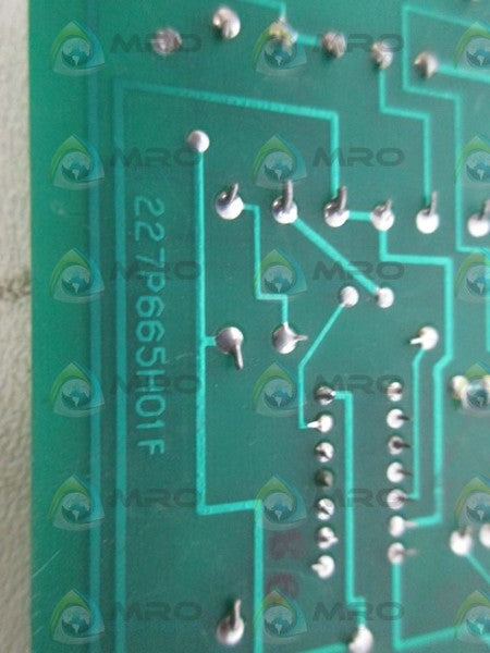 WESTINGHOUSE 227P665H01F PC BOARD UNMP