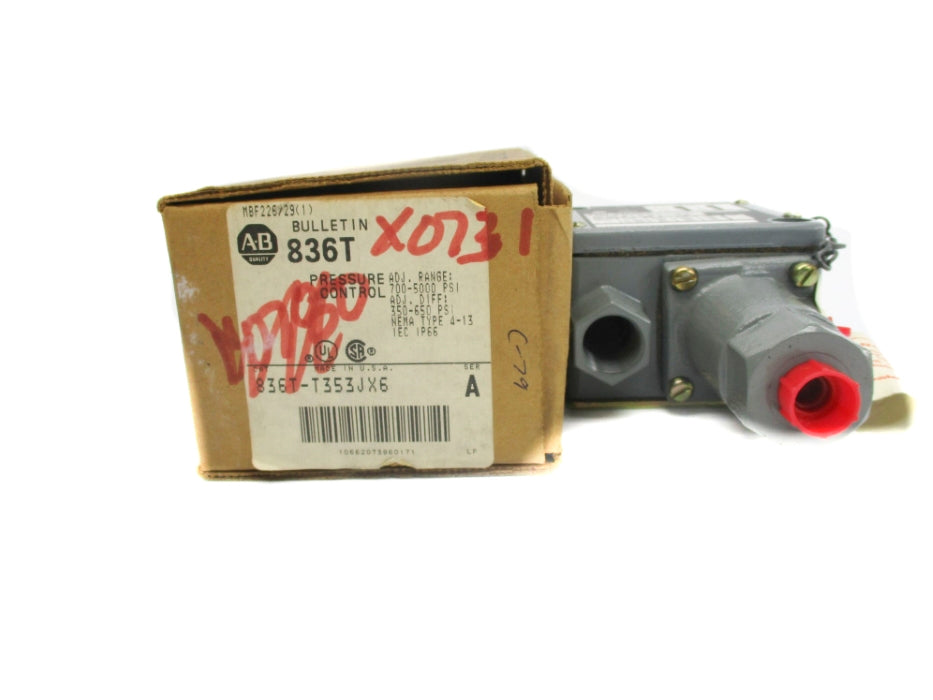 INDUSTRIAL SPARE PART 836T-T353JX6 SER. A 700-5000PSI (BR/WH) NSMP