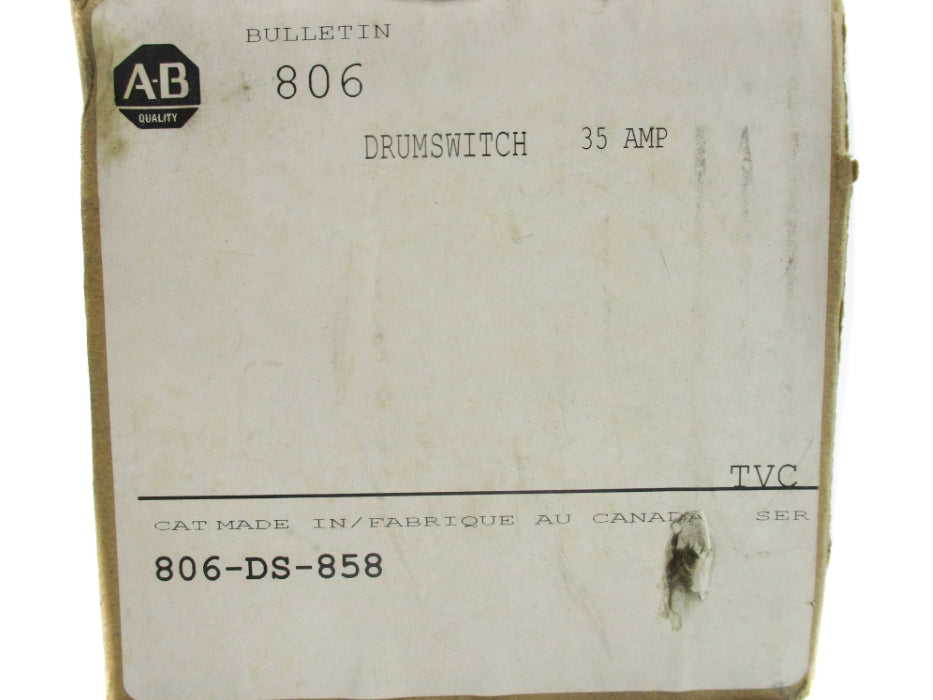 INDUSTRIAL SPARE PART 806-DS-858 (BR/WH) NSMP