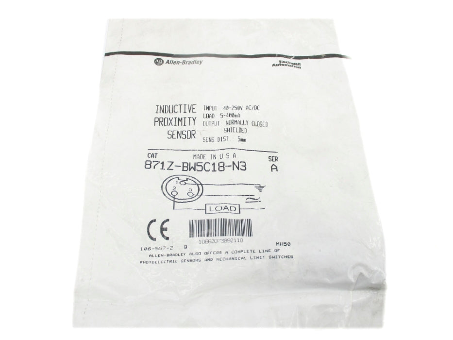 INDUSTRIAL SPARE PART 871Z-BW5C18-N3 SER. A NSMP