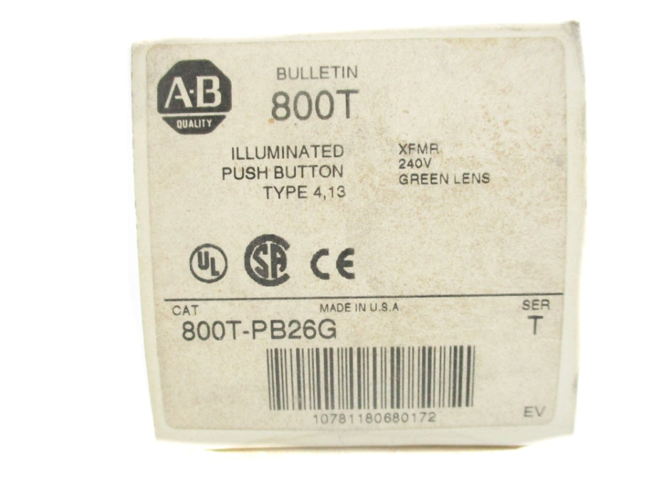 INDUSTRIAL SPARE PART 800T-PB26G SER. T (WH) NSMP