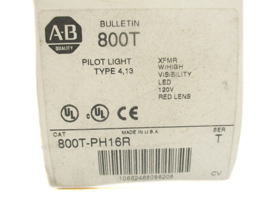 INDUSTRIAL SPARE PART 800T-PH16R SER. T 120V (WH) NSMP