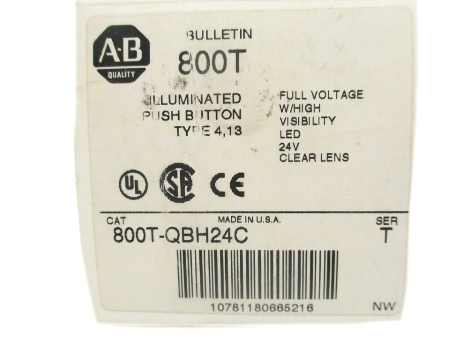 INDUSTRIAL SPARE PART 800T-QBH24C SER. T (WH) NSMP