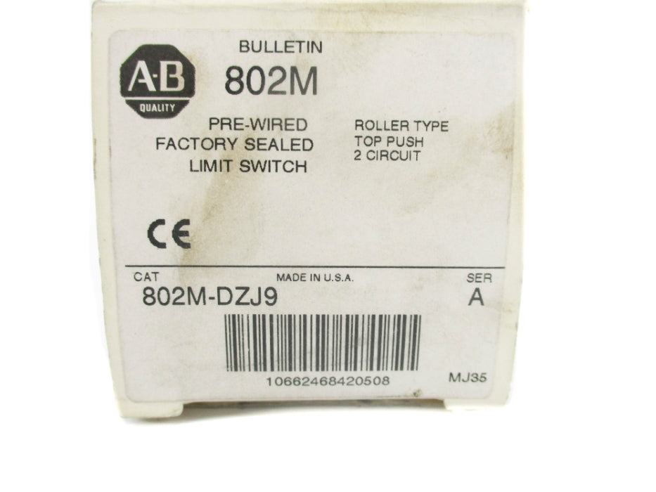 INDUSTRIAL SPARE PART 802M-DZJ9 SER. A (WH) NSMP