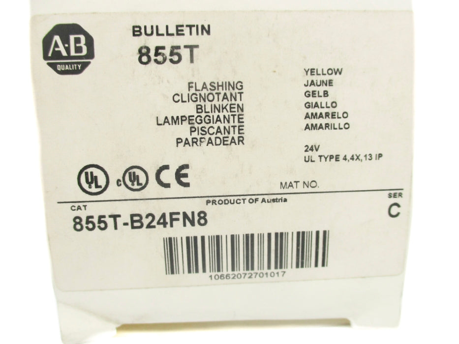 INDUSTRIAL SPARE PART 855T-B24FN8 SER. C (WH) NSMP