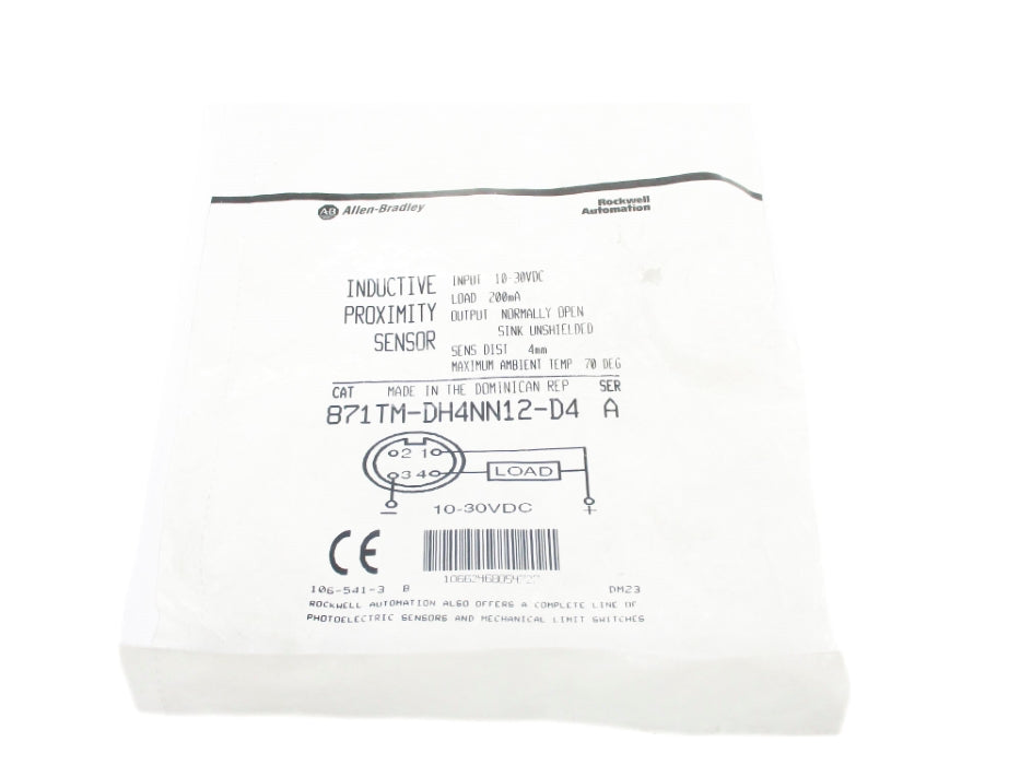 INDUSTRIAL SPARE PART 871TM-DH4NN12-D4 SER. A NSMP