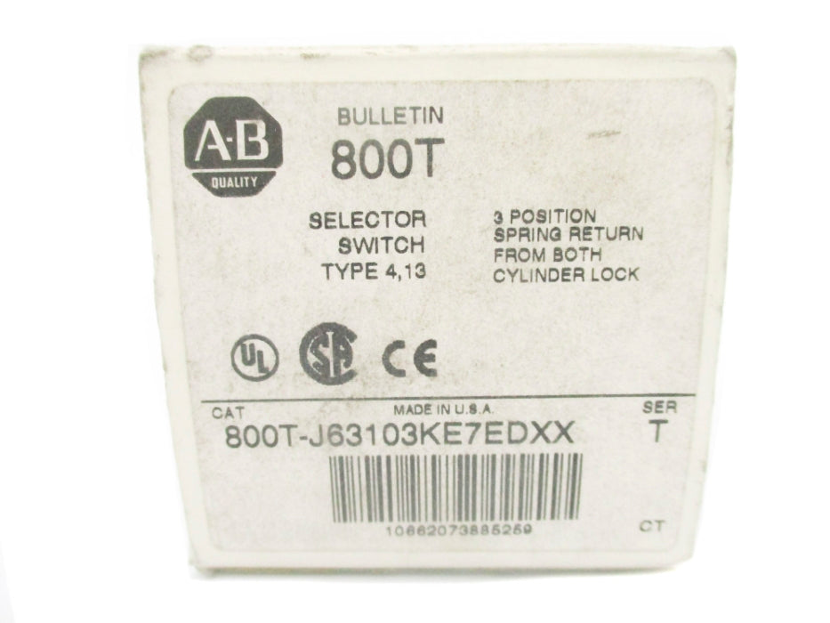 INDUSTRIAL SPARE PART 800T-J63103KE7EDXX SER. T (WH) NSMP
