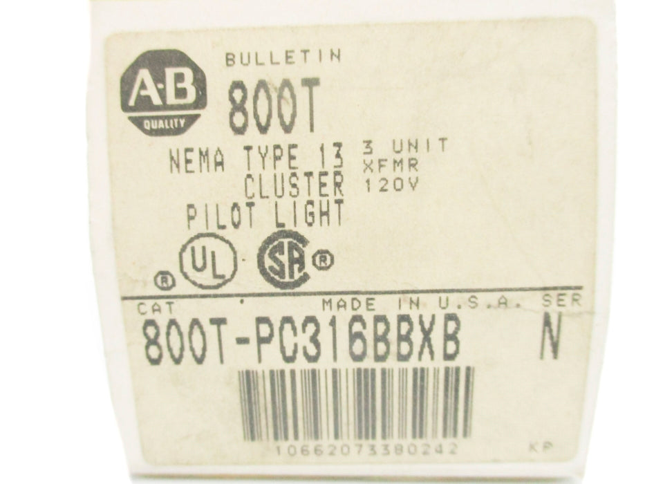 INDUSTRIAL SPARE PART 800T-PC316BBXB SER. N (BK/YL) NSMP