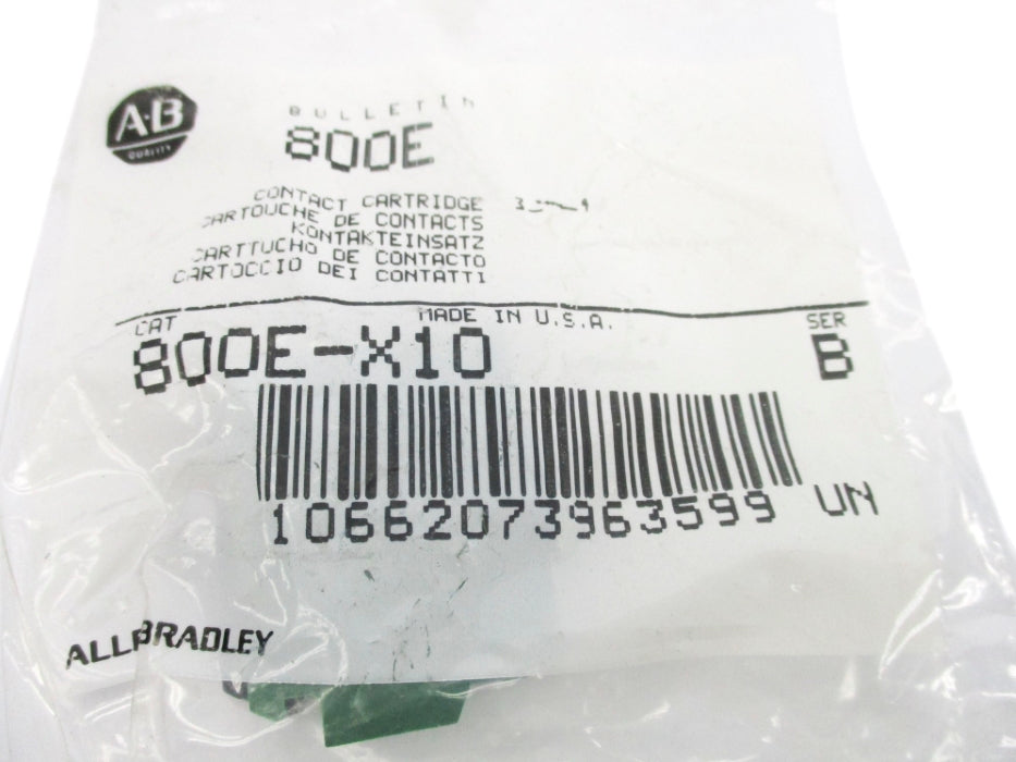 INDUSTRIAL SPARE PART 800E-X10 SER. B NSMP