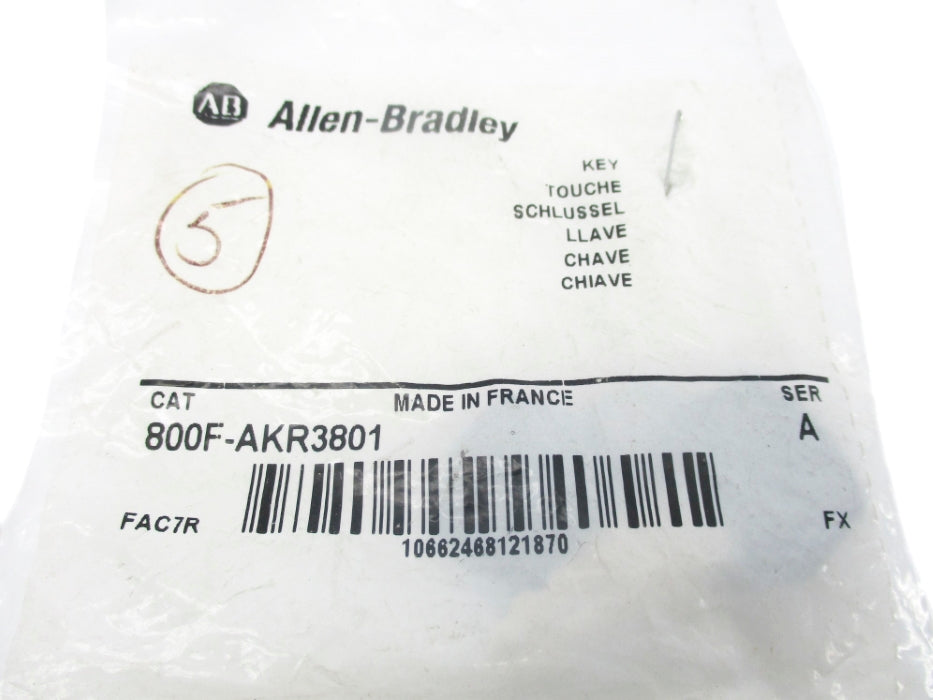 INDUSTRIAL SPARE PART 800F-AKR3801 SER. A NSMP