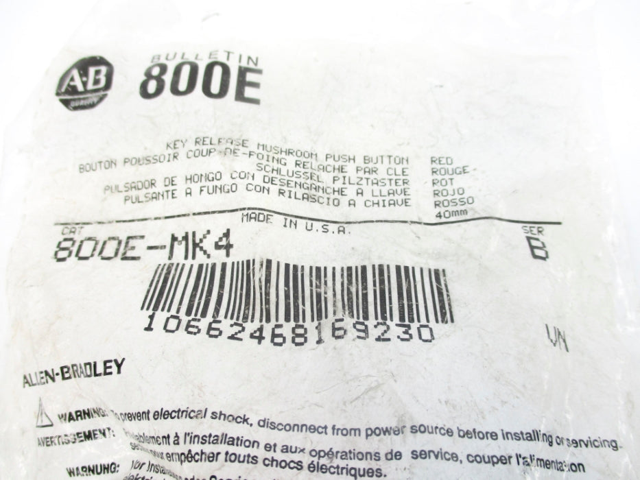 INDUSTRIAL SPARE PART 800E-MK4 SER. B NSMP
