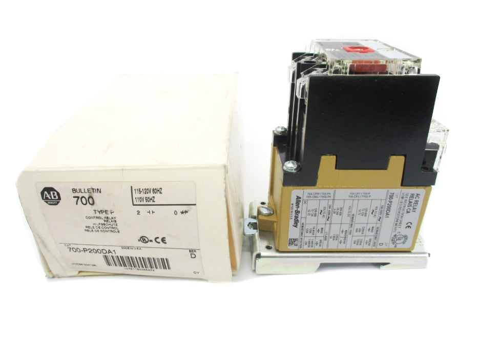 INDUSTRIAL SPARE PART 700-P200DA1 SER. D 110/120V 10A (WH) NSMP