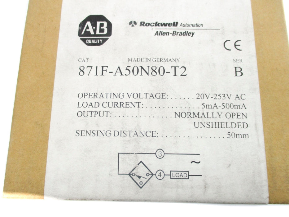 INDUSTRIAL SPARE PART 871F-A50N80-T2 SER. B (BR/WH) NSMP