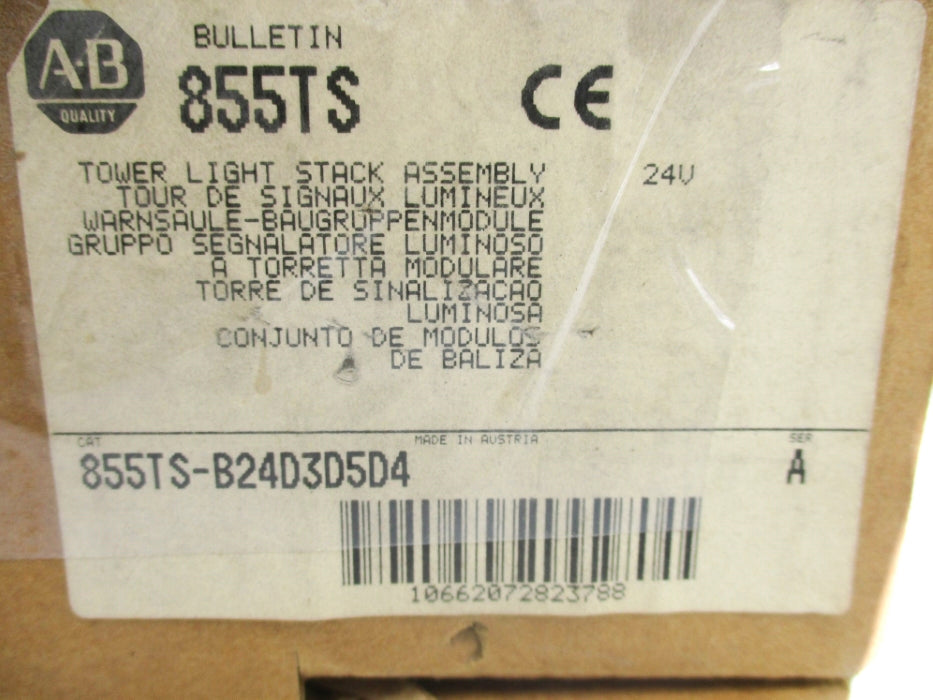 INDUSTRIAL SPARE PART 855TS-B24D3D5D4 SER. A (BR/WH) NSMP