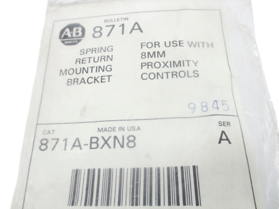 INDUSTRIAL SPARE PART 871A-BXN8 SER. A NSMP