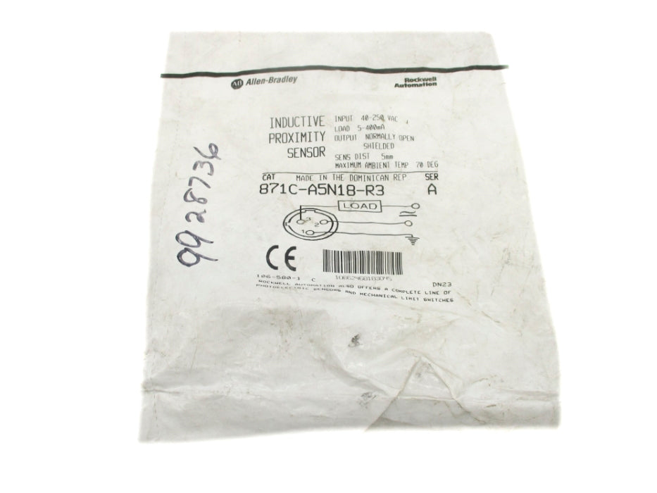 INDUSTRIAL SPARE PART 871C-A5N18-R3 SER. A NSMP