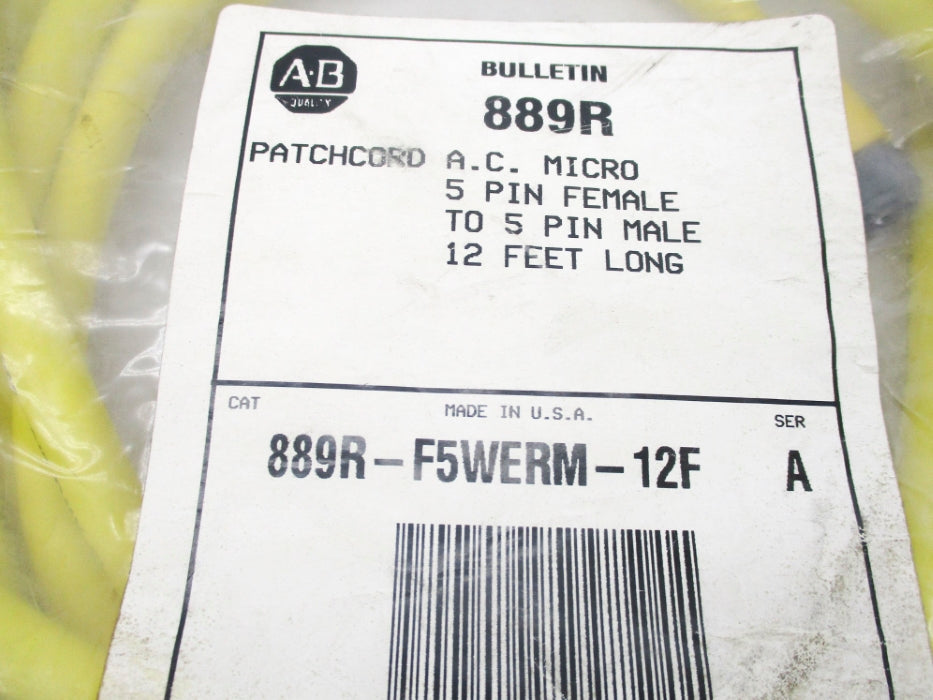 INDUSTRIAL SPARE PART 889R-F5WERM-12F SER. A NSMP