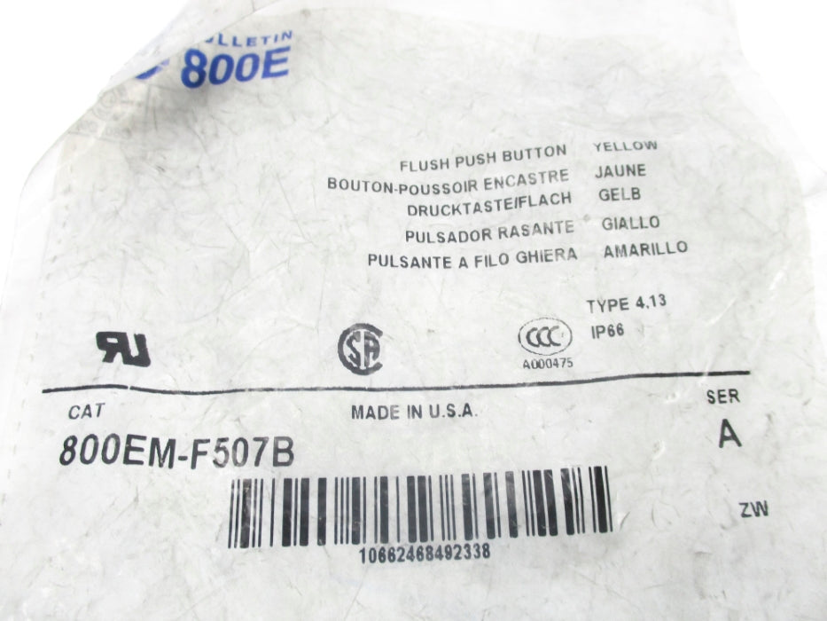 INDUSTRIAL SPARE PART 800EM-F507B SER. A NSMP
