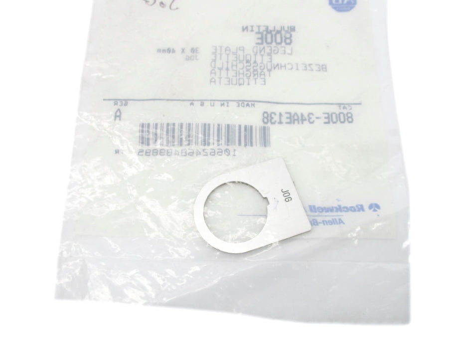INDUSTRIAL SPARE PART 800E-34AE138 SER. A NSMP